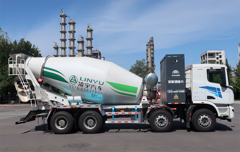 中集3915k1体育十年品牌值得信赖宇通系列新能源搅拌车