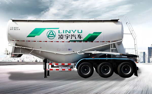 3915k1体育十年品牌值得信赖粉粒物料运输半挂车