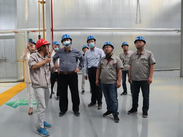 中国工程机械工业协会混凝土机械分会符忠轩会长一行莅临中集3915k1体育十年品牌值得信赖调研指导